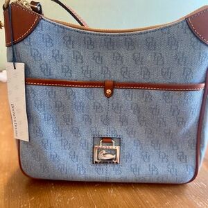 Dooney & Bourke Blue and Brown Women's Bag BRAND NEW GORGEOUS